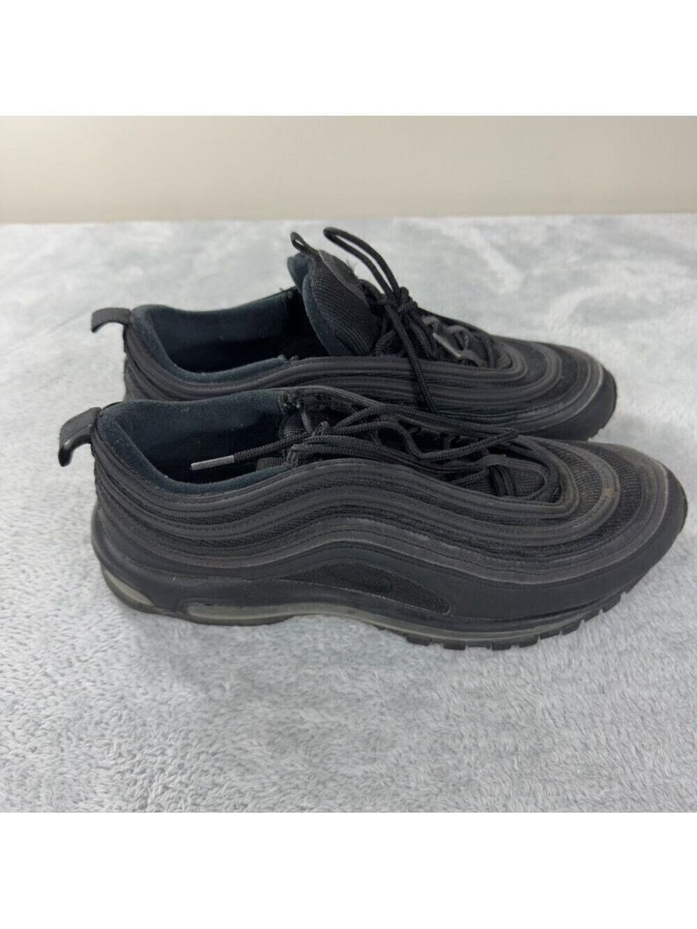 Nike Men’s Size 11 US/10 UK/45 EU Air Max 97 Triple Black Shoes BQ4567-001